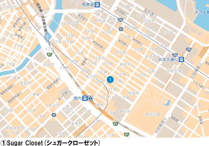 川崎駅周辺のメイドカフェ＆バーMAP